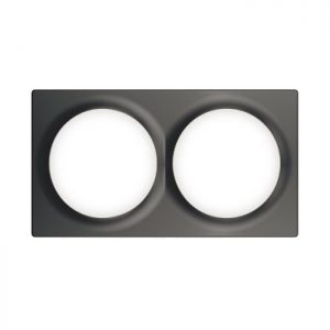 Fibaro Double Cover Plate antracit