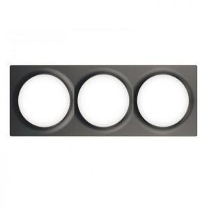 Fibaro Triple Cover Plate antracit