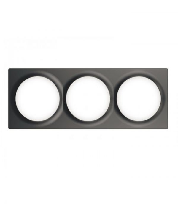fibaro triple cover plate antracit